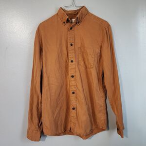 SELECTED HOMME The Sustainable Edit Klay Button Down Shirt Almond Mens 15 30/31